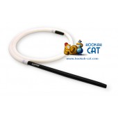 Силиконовый шланг в оплетке с мундштуком Red Stork Белый